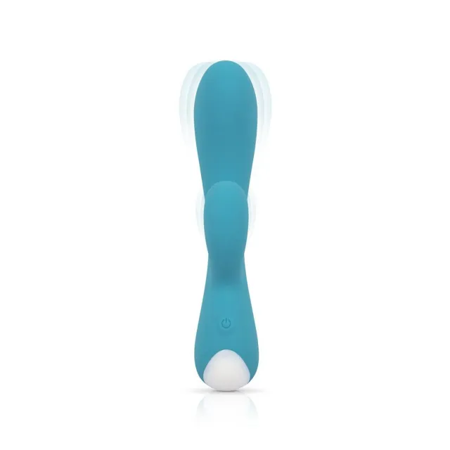 Вібратор-кролик Cala Azul Martina I Rabbit Vibrator, 18 см (бірюзовий)