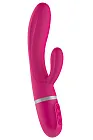 Liebe Pleasure Toys Bend It Plus - Wibrator królik, Różowy, 20 cm