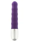 Вібратор Seven Creations Discretion Ribbed, 11 см (фіолетовий)