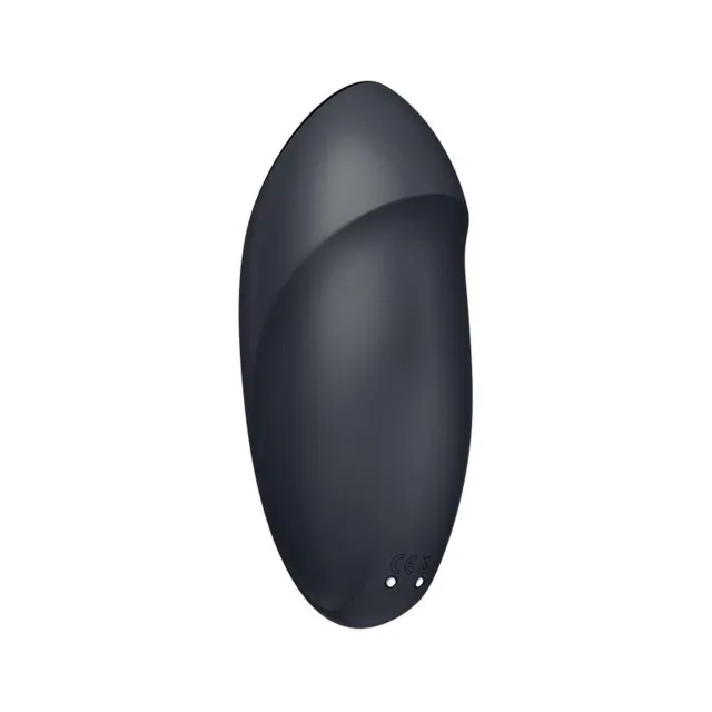 Satisfyer Tap & Climax 1 - Wibrator łechtaczkowy, Czarny, 11 cm