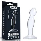 Анальна пробка LoveToy Flawless, 16.5 см (прозорий)