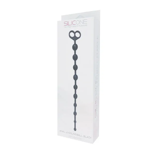 Toyz4lovers Fallo - Łańcuszek analny, Czarny, 33.6 cm