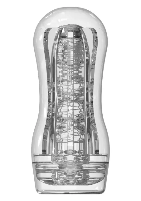 TOYJOY Clear Wave - Masturbator, Przezroczysty, 18 cm