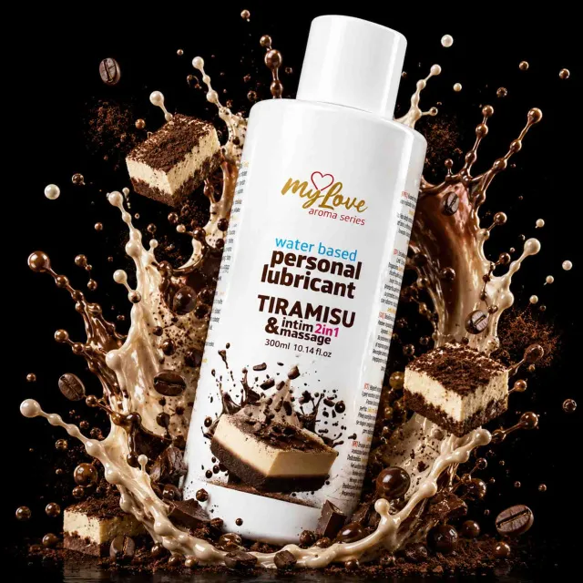Лубрикант MyLove Aroma Series Intim&Massage 2in1 Tiramisu, 300 мл