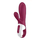 Вибратор-кролик Satisfyer Hot Bunny, 17,5 см (бордовый)