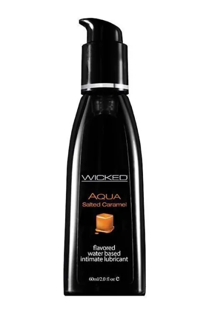 Лубрикант на водной основе Wicked Aqua Salted Caramel, 60 мл