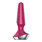 Satisfyer Plug-ilicious 2 - Korek analny, Crimson, 14 cm