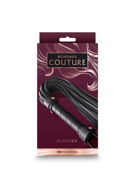NS Novelties Bondage Couture - Pejcz, Czarny, 32 cm