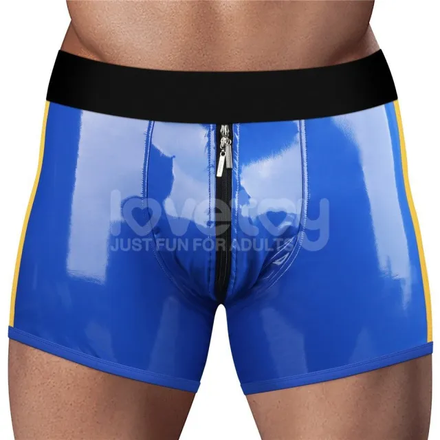 Трусики для страпона Lovetoy Chic Strap-On Shorts, 36-39 (синий)
