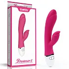 Lovetoy Dreamer II - Wibrator królik, Różowy, 21, 5 cm