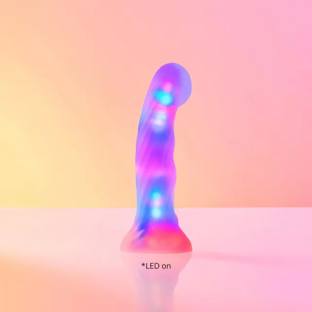 Фаллоимитатор Love to Love Neon Art Candy Loop / Sugar Bomb, 14.3 см (мульти)