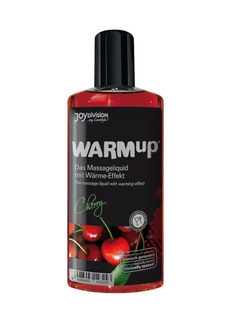 Согревающее массажное масло Warmup вишня, 150 мл