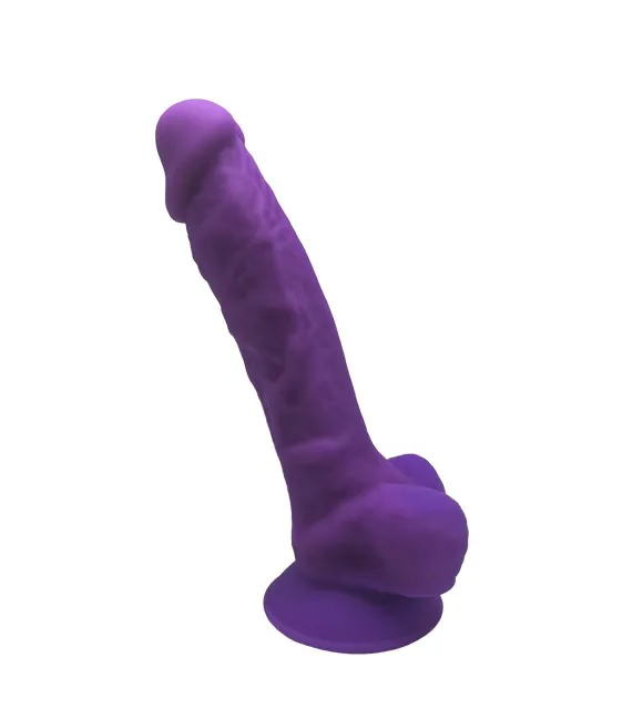Фаллоимитатор Silexd Premium Silicone Dildo Model 1 Size 7, 18,8 см (фиолетовый)