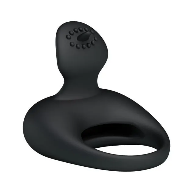 Эрекционное кольцо Pretty Love Stimulating Tonguo, 5 см (черный)