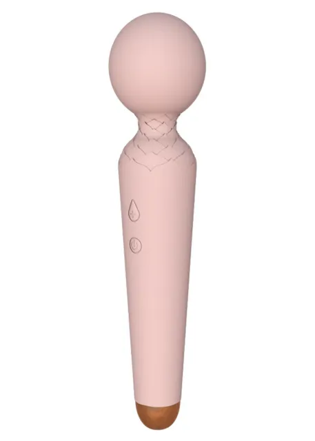 Вибромассажер Rechargeable Power Wand, 19,5 см (розовый)