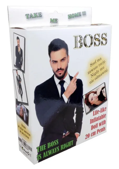 Секс-кукла Boss Male Doll, 160 см (телесный)
