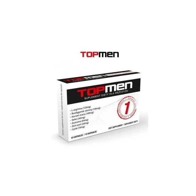 Таблетки для ерекції Sexual Health Series TopMen, 10 шт