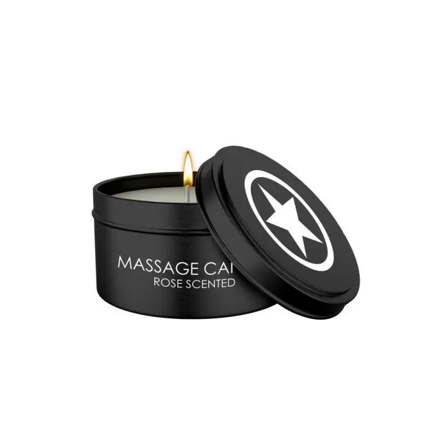 Массажная свеча Ouch! с ароматом розы, 100 г