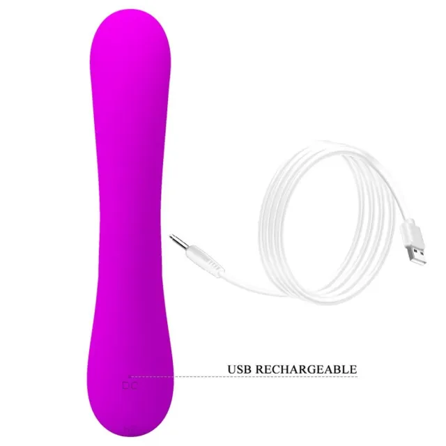 Вібратор-кролик Pretty Love Full Cover Silicone Sincere, 17 см (фіолетовий)
