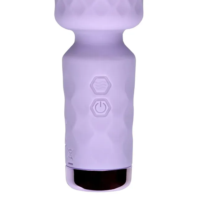 Мини-вибратор Loveline Mini Wand, 11.4 см (фиолетовый)
