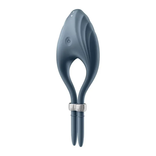 Виброкольцо Satisfyer Duelist Ring, 14.2 см (синий)