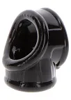 TOYJOY Manpower Triple Pipe C-Ring - Pierścień erekcyjny, Czarny, 6.3 cm
