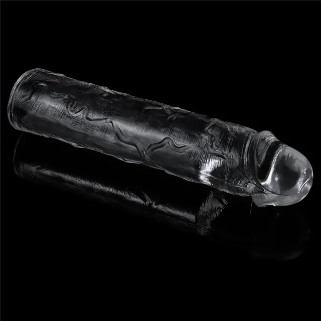 Насадка на пеніс LoveToy Flawless Clear Penis Sleeve Add 2, 19 см (прозорий)