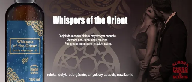 Aurora Whispers of the Orient Oil - Olejek do masażu, Drzewo sandałowe, 150 ml