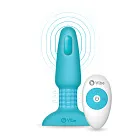 Анальная пробка B-Vibe Rimming Plug 2, 15 см (бирюзовый)