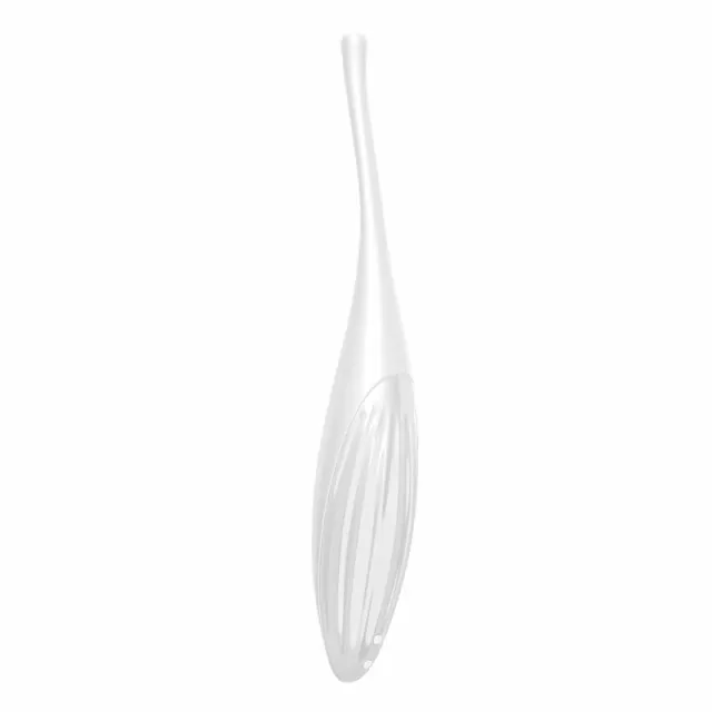 Стимулятор клитора Satisfyer Twirling Joy, 18 см (белый)