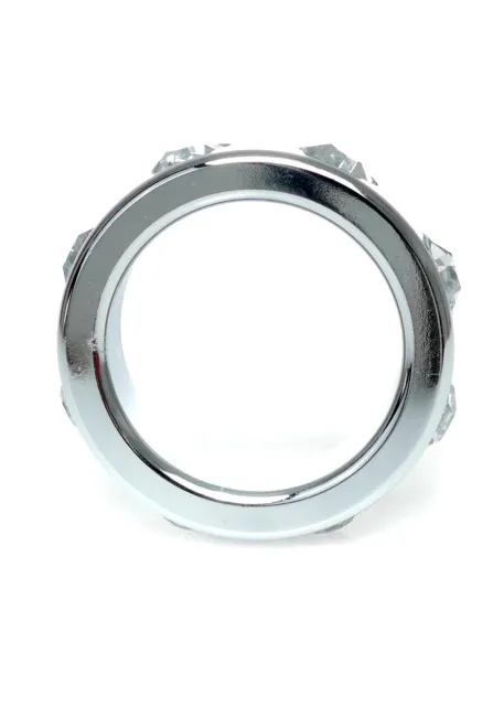 Ерекційне кільце B - Series HeavyFun Metal Cock Ring, 4.5 см (сріблястий)