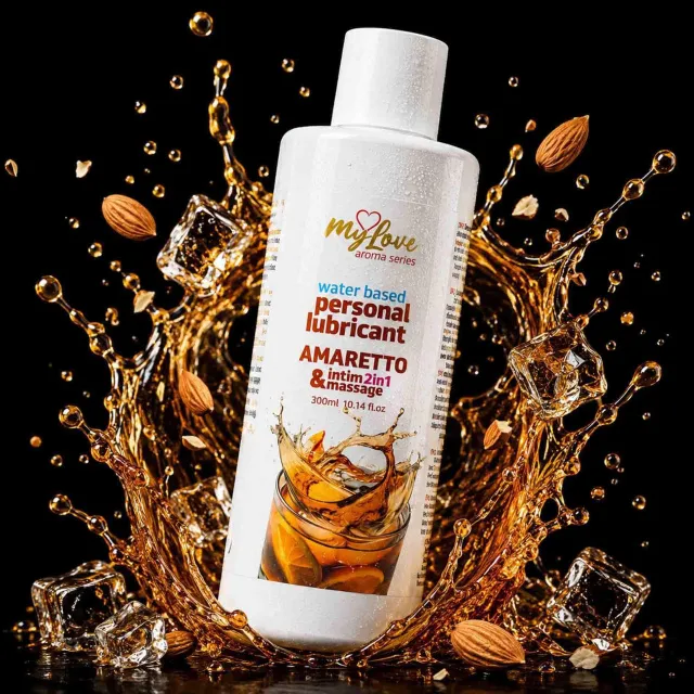 Лубрикант MyLove Aroma Series Intim&Massage 2in1 Amaretto, 300 мл
