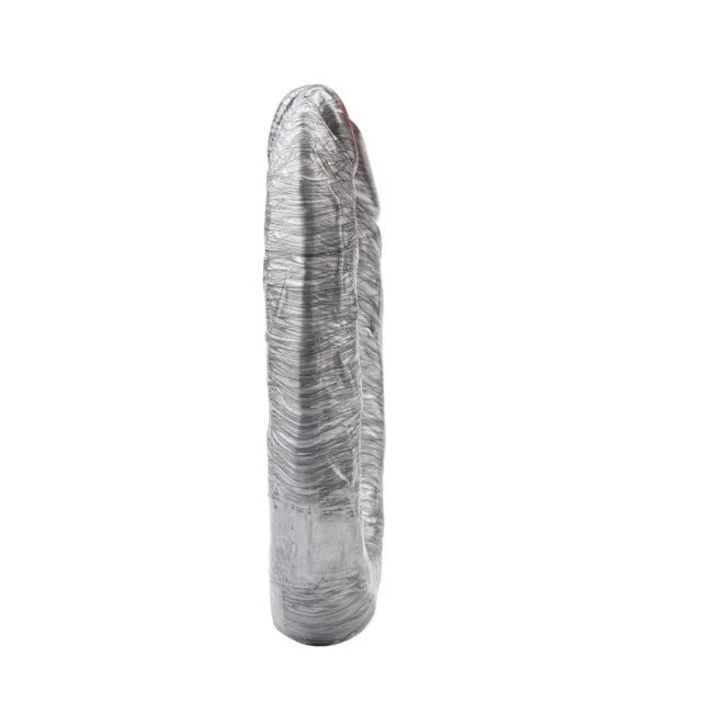 Фаллоимитатор DarkMuscle Dixie Normous-Silver, 34 см (серебристый)