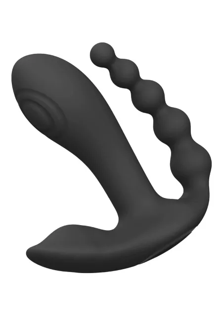 ShotsToys Kata - Stymulator prostaty, Czarny, 12 cm