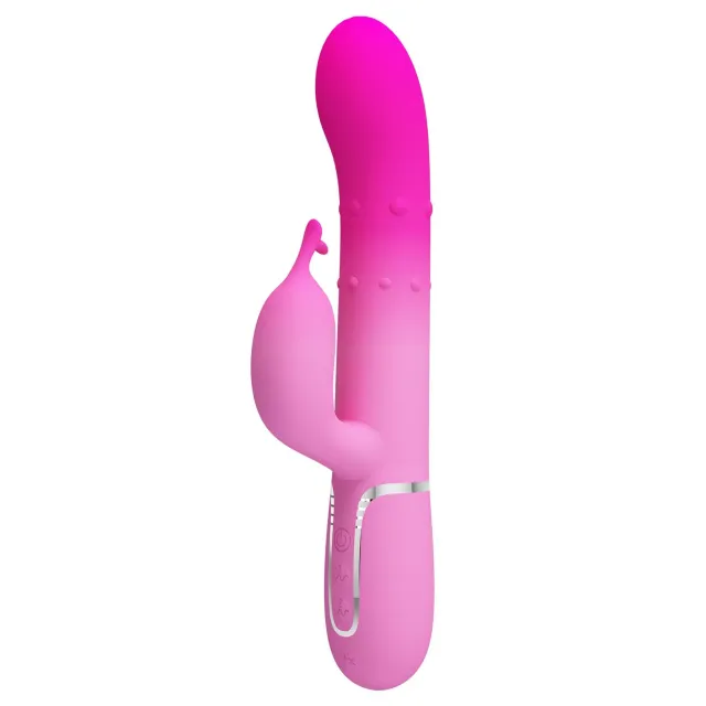 Pretty Love Shima - Wibrator królik, Różowy, 22.6 cm