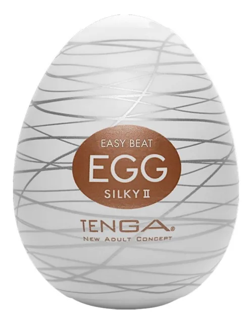 Мастурбатор яйцо Tenga Egg New Standard Silky II (белый)
