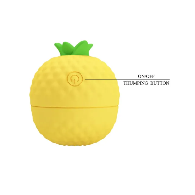 Стимулятор для клитора Pretty Love Pineapple Secret (желтый)