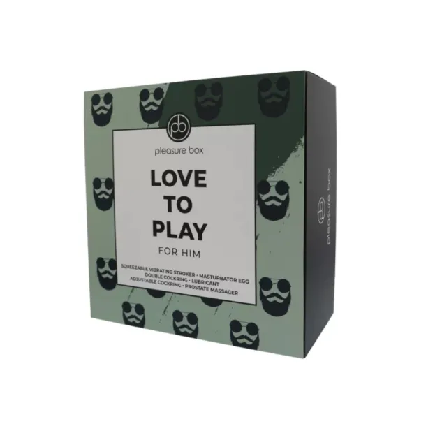 Набор секс-игрушек Pleasure Box Love To Play For Him, 7 шт (зеленый)