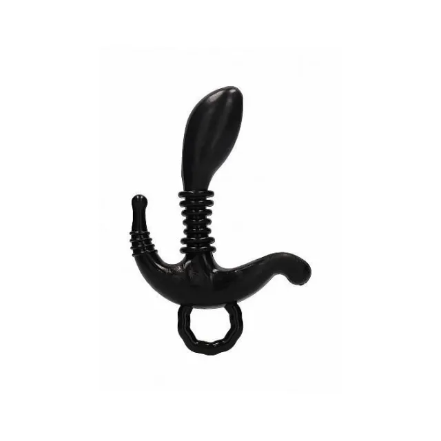 Stymulator prostaty Power Escorts Prostate Pleaser, 12,5 cm (czarny)