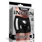 Трусики для страпона Lovetoy Chic Strap-On Shorts, 32-35 (чорний)