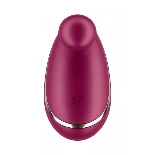 Satisfyer Spot On 1 - Wibrator łechtaczkowy, Bordоwy, 7, 5 cm
