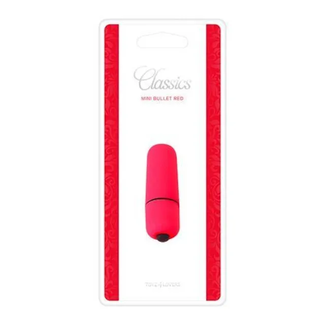 Мини-вибратор Classics Mini Bullet, 5.5 см (красный)