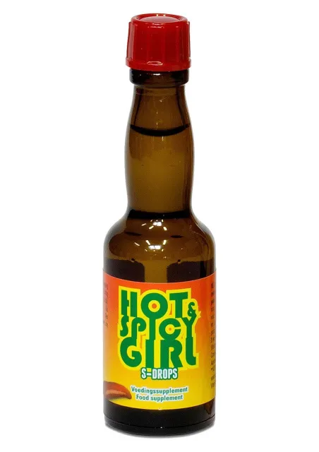 Cobeco Hot Spicy Girl - Krople, Przezroczysty, Bez smaku, 20 ml