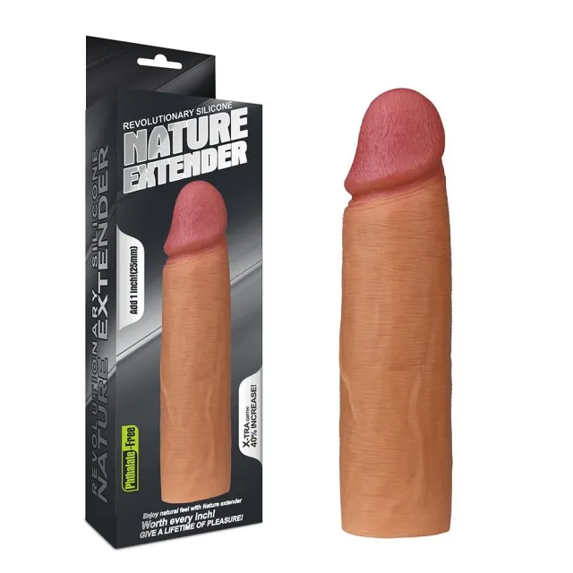 Насадка на пенис Add 1 Silicone Extender, 16.5 см (телесный)