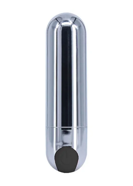 Boss Series Strong Bullet - Wibrator łechtaczkowy, Czarny, 7.5 cm