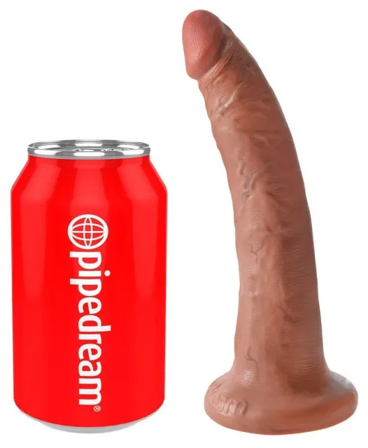Фаллоимитатор King Cock 7", 20.5 см (телесный)