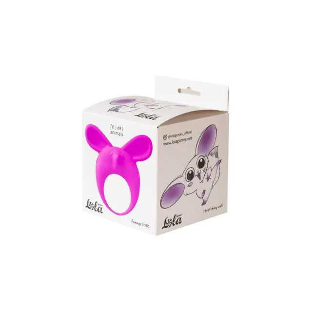 Виброкольцо Lola Games MiMi Animals Fennec Phil, 7.9 см (фиолетовый)