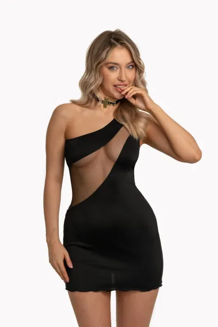 Мини-платье Anais Karen, XS (черный)