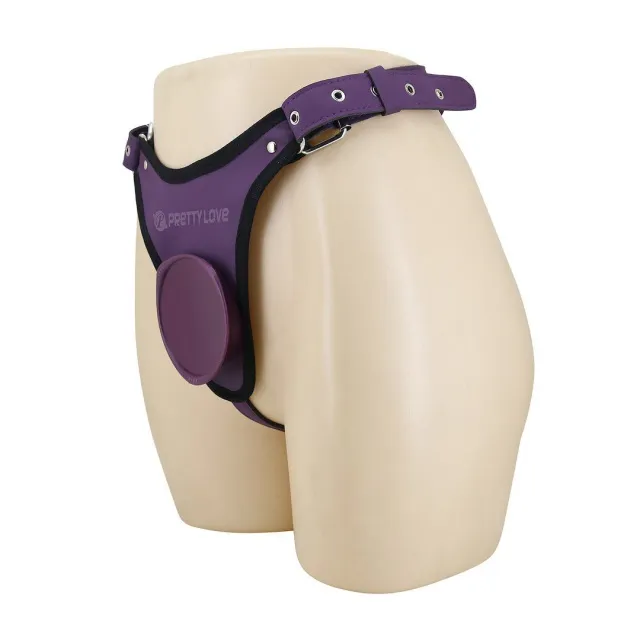 Трусики для страпона Pretty Love Harness Briefs Caludio III (фиолетовый)