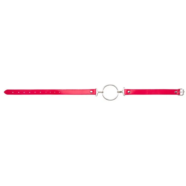 Ouch Ring Gag XL - Knebel z kulką, Czerwony, One size